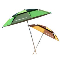 MTF 와이드 멀티 2층 파라솔 50인치 낚시파라솔, 브라운