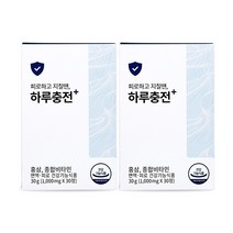 슬룸 하루충전 면역 피로 기능성 영양 제품 멀티비타민 홍삼 아연, [특가할인] 2개월분