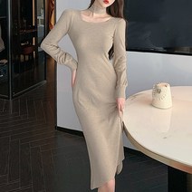 대박난박양 초커 니트 원피스
