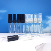 다올마켓 스프레이 유리공병 5ml 향수 스프레이 검정캡 투명캡, 투명캡 스프레이 유리공병 5ml
