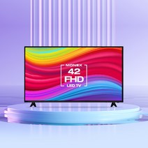 디엘티 모넥스 D4201M 42인치 FHD LED TV 중소기업 소형 중형 선명한 모니터, 방문 벽걸이설치 상하좌우브라켓 포함