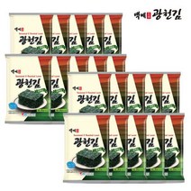브랜드없음 [백제광천김] 파래 전장김 20g 20봉, 단품없음, 선택완료