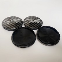 55/52mm 탄소 섬유 M582 OZ 레이싱카 휠 센터 허브 캡 합금 림 커버 자동차 액세서리 4 개/묶음, [01] Carbon Fiber Set, 01 Carbon Fiber Set