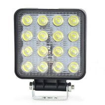 [생활/소품/최저] 48와트 대형차 작업등 고휘도 16발 화물차 후진써치등 골프장안개등 화물차안개등 313763EA, 본상품선택, 본상품선택