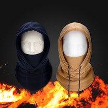 히트 후드 넥 마스크 니트넥 워머 페이크목