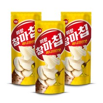 (유통기한 임박제품) 미왕 참마 칩 허니치킨맛 90g 3봉 참마 프레이크 야채칩 마칩 간식 안주