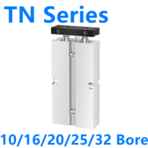 에어 공압 실린더TN AirTAC 유형 공압 실린더 더블로드 TN10 스트로크 X 5mm 10mm 공기, 16 100mm Stroke_04 TN25