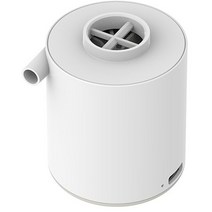 미니 전기 풍선 펌프 초경량 USB 충전 다기능 야외 공기 펌프 3 모드 캠핑 라이트 공기 펌프, 03 WHITE