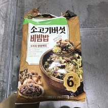 풀무원 소고기버섯 비빔밥 262g 6개입, 단품, 단품