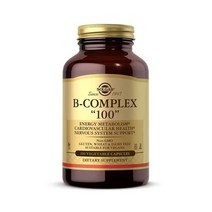 Solgar BComplex 100 100 야채 캡슐 심장 건강 신경계 지원 에너지 대사 비GMO 비건 글루텐 프리 유제품 코셔 할랄 100인분BGSL, 100 카운트(1개 팩)