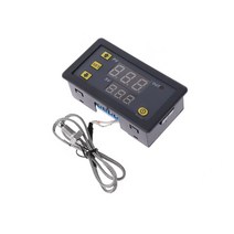 조리용 듀얼 온도제어기 LED 디지털 온도 컨트롤러 K 타입 M6 열전대 센서 프로브 조절기 -60 ~ 500 도 AC 220V DC 5V 12V 24V