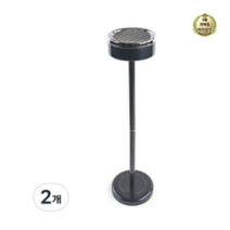 라이브잇 야외재떨이통 스텐휴지통 실외재떨이, 26개, 블랙