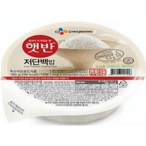 CJ 햇반 즉석밥 저단백밥 180g, 4개
