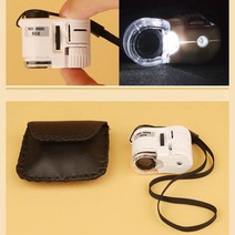 소형 휴대용 케이스 포함 미니 현미경 60배율 교육용 과학만들기