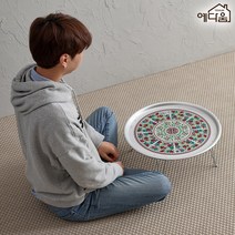 예다움 옛날 레트로 자취 스텐 양은 밥상 술 양은상 R500, 예다움 양은밥상 R500 (2호)