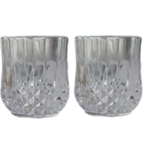 다이아 크리스탈조각 언더락잔 290ml, 4개