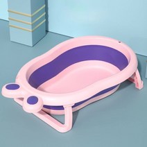 고급 귀여운 강아지 욕조 고양이 목욕 스파 중소형 반려 동물 접이식, 3.분홍이