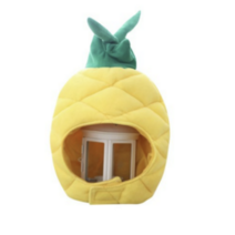 파티팡 큐티 후드모자 파인애플, 옐로우, 1개