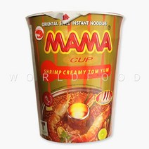 마마컵 쉬림크리미 톰냠 플레이버 70g MAMA WAIWAI 태국라면 마마컵라면 마마라면, 1개