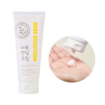베베솔루션 아토안심크림 120ml (신생아 유아 어린이 피부를 위한 저자극 고보습 수딩 베이비 크림) 침독 아토피 가려움증 동전습진 건조한 아기 피부, 1개