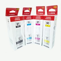 캐논 정품잉크 GI-91Y 노랑/G1920/G2923/G2960/G3923/G3960