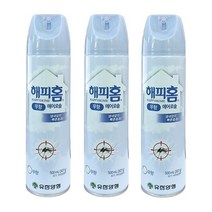 유한) 해피홈 에어로솔 (유성) 무향 500ml x 3통