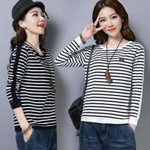 에쉬울프 여성 티셔츠 상의 티 엄마옷 중년여성 의류 NF1301 긴팔
