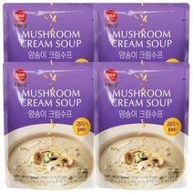햇반 소프트밀 양송이 크림수프 180g x 4개