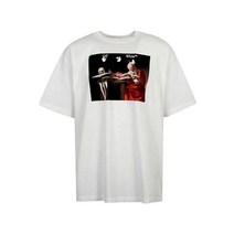 OFF WHITE 오프 화이트 티셔츠 OMAA038R21JER003 0125 WHITE RED /반팔티셔츠
