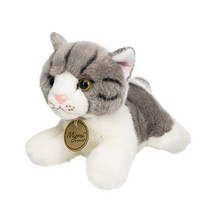 맥스토어 미요니 그레이 태비 캣 23cm 고양이 동물 인형, 미요니 그레이 태비 캣 20cm
