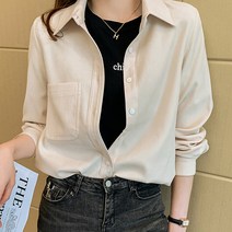 어썸풀 바인단 셔츠 블라우스