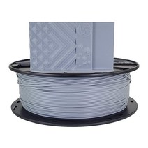 3D-Fuel 3D 필라멘트 고온 터프 프로 PLA+ 산업용 그레이 1.75mm 1kg +/- 0.02mm 허용 오차 미국산 쉬운 인쇄 및 대부분의 프린터 브랜드와 함께 작