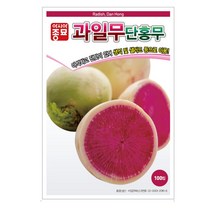 (무씨앗)단홍무 과일무(100립) 단맛이 있어 생식 및 샐러드용