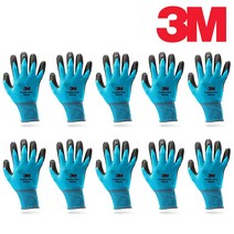 3M 장갑 슈퍼그립 200 100 프로그립 1000 2000 3000 컴포트그립 여름용 겨울용 방한장갑, 10개입, 선택06.컴포트그립 블루 S