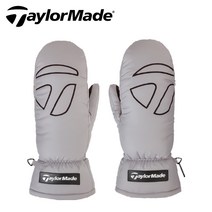 테일러메이드 코리아 겨울 골프장갑 그레이 프리사이즈, 겨울 골프장갑 TD401