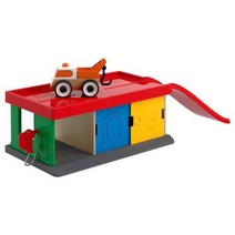 이케아 IKEA 차고+놀이견인차 56x21x14cm