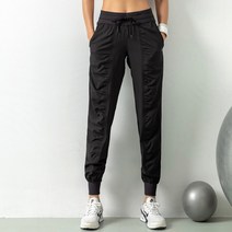 쿨 셔링 시보리 트레이닝 요가 조거 팬츠