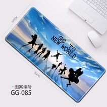 전산용키보드 애니메이션 해적왕 극 큰마우스패드 옆 고정 맟춤제작 주문제작 깔다 PC 테이블패드 큰사이즈 1765875584, GG-085(90*40cm)