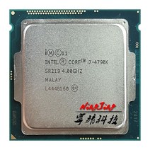 인텔 코어 i7-4790K i7 4790K 4.0 GHz 쿼드 코어 8 스레드 CPU 프로세서 88W 8M LGA 1150, 한개옵션0