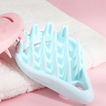 두피 클리닝브러시 부드러운 노폐물제거 실리콘클리너 블루 두피각질