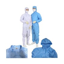 클린룸 제전복 방진복 정전기방지 원피스 사이즈 M~4XL, 화이트