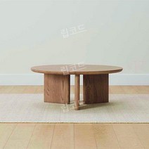 바이리네 스타일 테이블 커피 우드 원목 카페 인테리어 홈 디자인 미니멀 거실 식탁 다이닝, 호두색상80x80x40cm