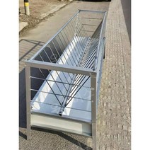 염소먹이통 염소 송아지 먹이 사료 여물 농장 목장 축사 통 농업용 양 돼지 우스어스, FREE, 길이 2m