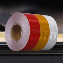 반사 테이프 화물차 대형차 야간 빛 반사 반사띠 테이프 5cm 25m 반사지 스티커, 화이트