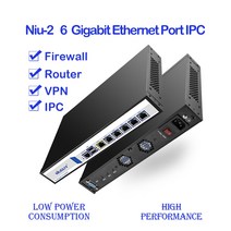 네트워크 방화벽 niu-2 기가비트 다중 포트 ipc 방화벽 VPN 라우터 네트워크 6, 씨엔