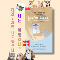 강아지 관절에좋은음식 영양제 노견영양제 노견사료 강아지슬개골탈구 강아지관절영양제 강아지영양제 강이지관절사료, 조인트독스 - JOINT DOGS