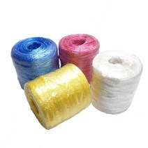 비닐노끈 고추끈 바인더 칼라 연신끈 노끈 포장 이사 결속 책묶음 바인다, 빨강, 1개