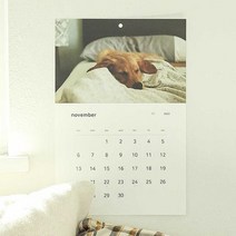 [ ] 월별 포토 내추럴 무드 2022년 벽걸이 캘린더, 노마드마켓 본상품선택