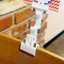 행거이름표 메모클립 POP카드 홀더 베이커리 매대 가격표 네임택 집게 흰색
