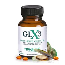 하카 라이프 뉴트리션 GLX3 초록 홍합 오일 60캡슐, 1개